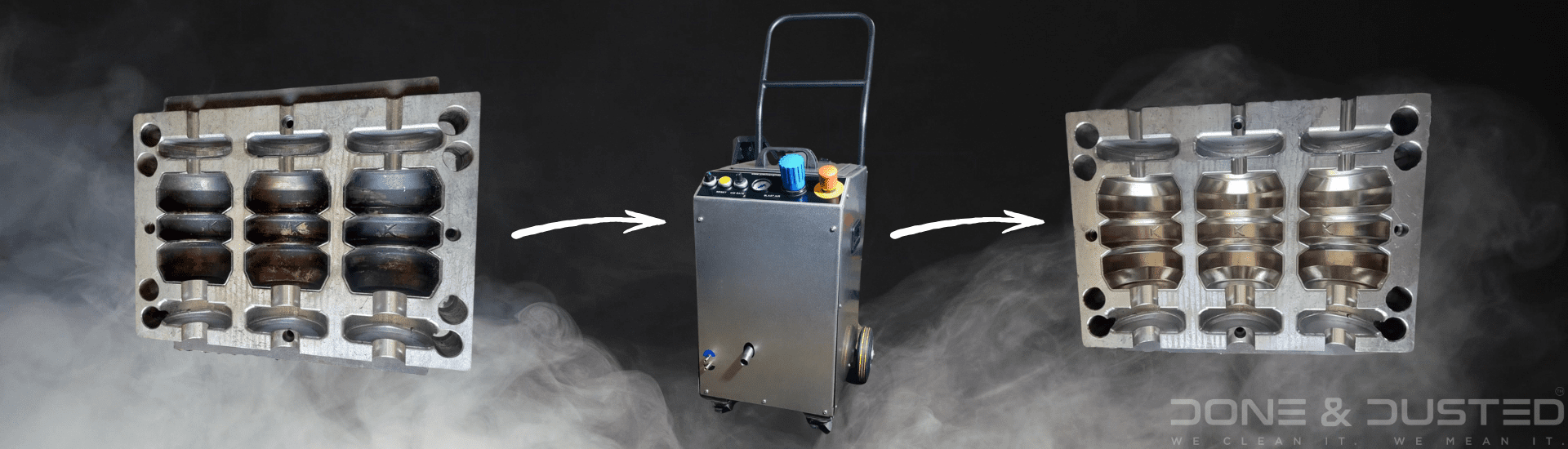 Dry Ice Cleaning Before and After